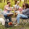 Portable Wood Camping Burning Stove Heater With 2 Cooking Positions